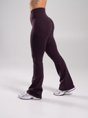 Aura Flared Pant - Black Garnet
