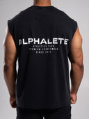 Stone Wash Alpha Tank - Black