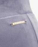 Velour Pant - Dusty Blue