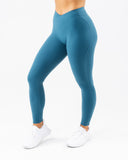 Wrap Mid Rise Legging - Dress Blue