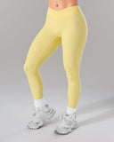 Wrap Mid Rise Legging - Canary