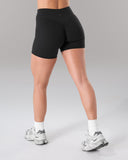 Wrap Mid Rise Short - Black