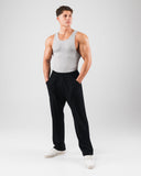 Zero Ribbed Tank 2pk - Heather Grey