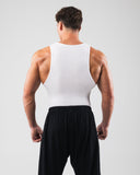Zero Ribbed Tank 2pk - White