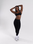 Pump Mid Rise Legging - Black