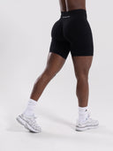 Pump Mid Rise Biker Short - Black