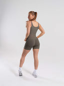 Softcurve Scoop Neck Tank - Khaki