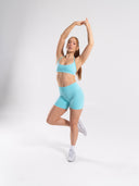 Amplify Minimal Bra - Aqua Blue