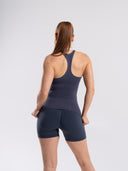 Softcurve Racer Tank Long - Dusty Navy