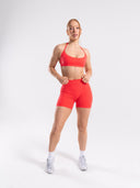 Amplify Minimal Bra - Neon Red