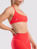 Amplify Minimal Bra - Neon Red