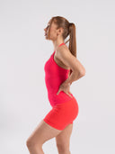 Softcurve Racer Tank Long - Neon Red