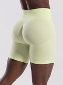 Pump Mid Rise Biker Short - Citrus Frost