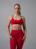 Amplify Open Back Bra - Wild Strawberry