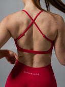Amplify Open Back Bra - Wild Strawberry