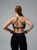 Amplify Open Back Bra - Black