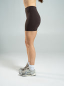 Aura Ultra-High Rise Short - Walnut