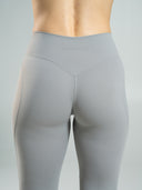 Aura Flared Pant Long - Nickel