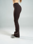 Aura Flared Pant Long - Walnut
