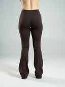 Aura Flared Pant Long - Walnut