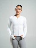 Aura Sculpt Jacket Long - White