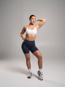 Pump High Rise Short - Dusty Navy