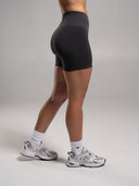 Pump Mid Rise Short - Dark Heather Grey
